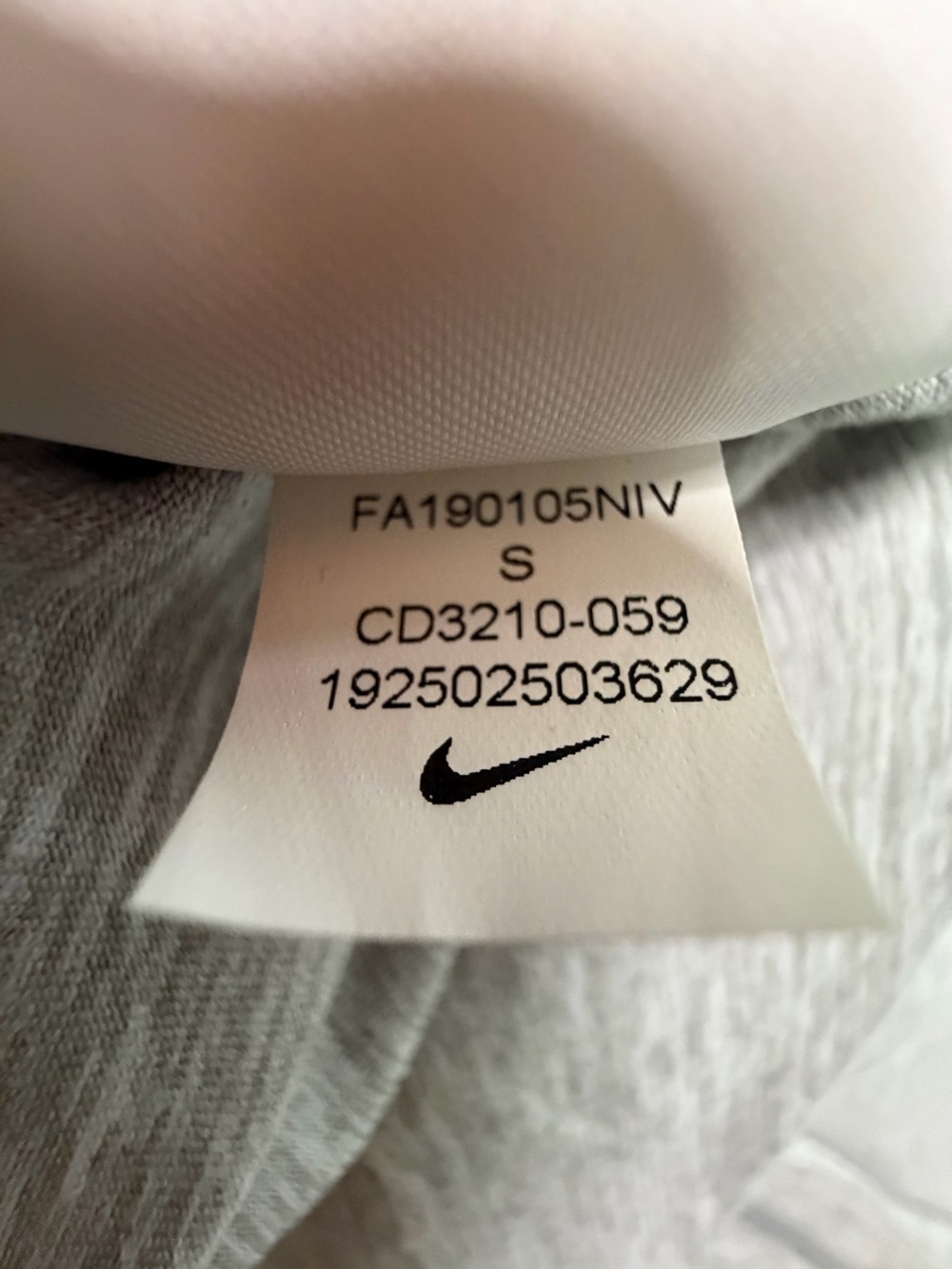 Nike Yoga Collection Open Front Draped Cardigan Top Atmosphere Grey S - Picture 12 of 12